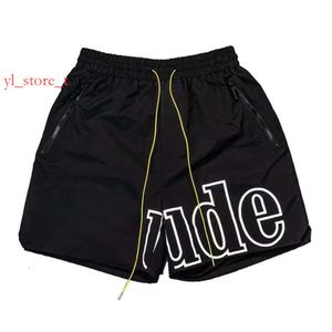 Дизайнерские футболки Rhude Mens Shorts Beach Short Bants Женские хлопковые рубашки с короткими рубашками повседневная футболка для футболки.