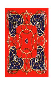 Новый твил шелковый шарф -шарф Женский сеть печатный шарф Spain Lady Small Square Sarves Женская мода Kerchief Bandana 70cm70cm2873793