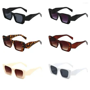 Óculos de sol Quadro quadrado Retângulo Vintage Proteção UV Irregular Sombras Eyewear para homens homens