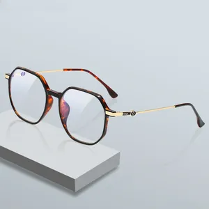 Óculos de sol Frames óculos de prescrição feminino Blue Blcoking Reading Men CR39 Lentes ópticas Myopia Eyewear TR90 METAL EYEGLASES FRAME
