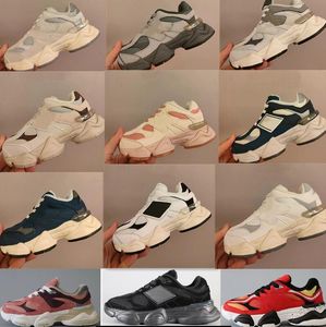 9060 barn löparskor mocka pack Sea Salt Rain Cloud Boys and Girls Runner TD Ytterspace Sneakers Toddler Barn Elfenben Gray Matter Trainers