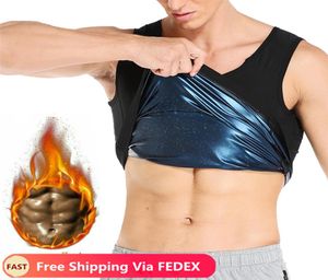 Erkek ve Kadın Ter Sauna Shaper Yelek Vücut Bel Eğitmeni Zayıflama Sıkıştırma Shapewear Korse redüktör de abdomen1443515