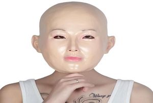 Nowa maska ​​lateksowa silikonowa machina realistyczna ludzka skóra maski na Halloween taniec maskarady piękna płeć Odsłaniam kobietę dziewczynę2414851