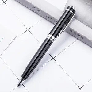 Creative Rotating Metal Ballpoint Pen Learning Office Stationery School Gift Luxury El Business Penns Writing Supplies