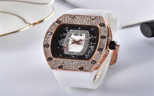 2020 NOWOŚĆ Fashion Women039s Kwarcowe zegarki Diamond Inkarlowe Zegar Casual Fashion Szkielet kwarcowy Watches Whole9993807