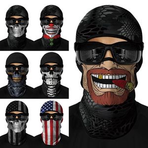 Balaclava Motorcycle Face Ice Silk Camouflage Mask Summer Anti-UV Running Riding Face Shield Sports Headwrap Moto Accessories 240504