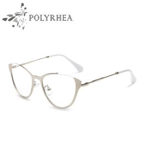 2021 Markendesigner Cat Eye EyeGlasses Frames Frauen Vintage Optical Modes Frame mit Box und Case 8328699