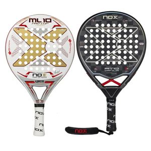 Nox At10 Genius Agustin Tapia Tennis Racket 3K Carbon Fiber with EVA Soft Memory Paddle High Balance Power 240419