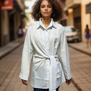 Camicette femminile manica lunga camicia da donna a manica lunga