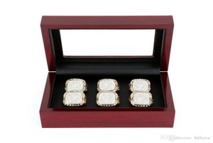 23456 Holes Retro Style Jewelry Display Box Fall för mästerskapsringar Basketboll Fotboll Baseballmästerskap Rings Gift7397796