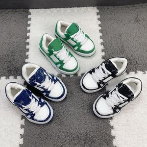 kid Designer Trainer Sneakers Casual Shoes Fashion Low Top Shoe Platform Leather Rubber Shoes boys girl Outdoor walking shoes
