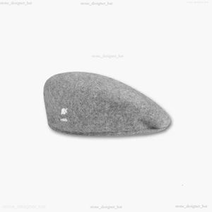 BERETS ORIGINAL KANGOL WOOL BERET 504 CAP MEN Kvinnor HAT Fashion Ladies Solid Color Casual Winter Hats Autumn and 1390