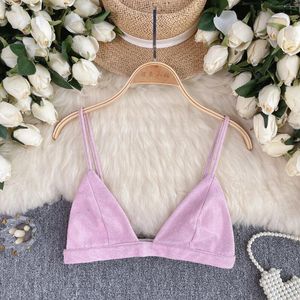 Women's Tanks Women Chic Bright Silk Camis Corsage Slim Sexy Fashion Tank Top Summer Corset Crop