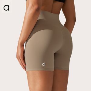 Al0ll Yoga Women Shorts Lalign Lalign Outfits Lady Sports Triple Yoga Ladies Pantaloni Esercizio Fitness Wear Girls Garanding Leggings Gym Slip Fit Pants Slip Allinea