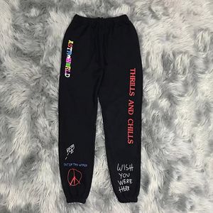 Projektant litera drukowane spodnie damskie spodnie do joggingu Hip Hop Streetwear Męs