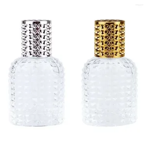 Storage Bottles Empty Glass Spray Bottle Fashion Light Weight Reusable Perfume Atomizer Portable Refillable