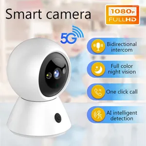 WiFi Camera Smart Home Security AI Human Detect CCTV Auto Tracking Full Color Night Vision Indoor Wireless Surveillance