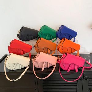 Drawstring Women's Color Korean Edition One Shoulder Handheld Crossbody Casual