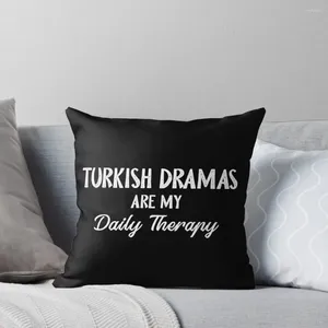 Dramas turcos de travesseiro são minha terapia diária joga itens de decoração de casa travesseiros capas de sofá