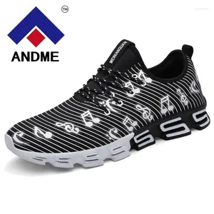 Runningskor Listning Men Running Stripe Music Note Outdoor Sport Design S SOLE TRACHER ARWOUT SNEAKERS FÖR MÄN