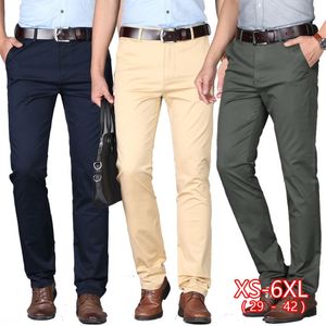 Calça calça calça pantalones traje de traje formal para homens machos algodão longa homem casual partido social mencasual 258i