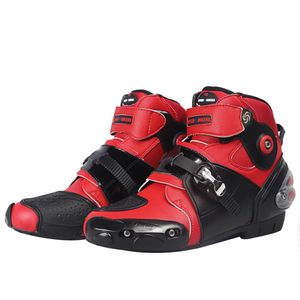 Professionelle neue Winter -Mountainbike -Schuhe mit Motorrad Leder wasserdichte Rennstiefel 004563102