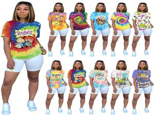 Women Rugrats Tshirts Plus Size S2XL Cartoon Pullover Short Sleeve Crew Neck Tshirts Sexy Summer Caual Clothing DHL 30312060862