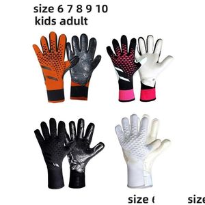 Luvas esportivas Novo goleiro Profissional Mens Football ADT ADT Childrens espessado entrega de gota ao ar livre ACCS OTIQK