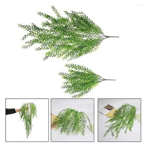 Decorative Flowers Artificial Plants Fake Vine 50/95cm Long Wall-Hanging Durable Plastic Wedding Decoration Green Home Decor Simulation