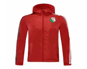 New Legia Varsóvia Jaqueta Capuz do Windbreaker Ruosuits Jerseys de futebol Active Windbreaker Capuz de futebol Sports Winter Coat Men05327837