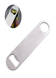 Stainless Steel Bottle Opener Flat Beer Bottle Bar Blade Opener Tool Beer Openers multifunction Openers Kitchen Tools HHA14354638656