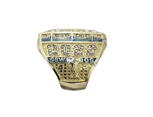 Jóias da série de navios de coleta de coleções de fãs The 2022 Grand Ring Golden State Basketball Team Braves No Box Souvenir Fan Tamanho 8-142916227