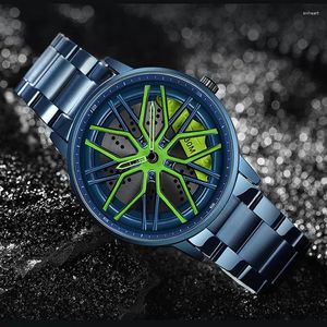 Orologi da polso sanda 1107 maschi di moda alla moda di moda orologio da cintura impermeabile personalizzato