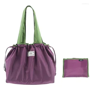 Shopping Bags Portable Folding Bag Supermarket Grocery Handbags For Women Bolsas De Compra Travel Tela Reusable Ecobag
