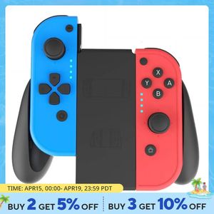 Switchliteoled için Değiştirilmiş Kablosuz Joycons Denetleyici Hareket SensingDual Vibationgyro Ekseni Konfor Grip 240418'i içerir