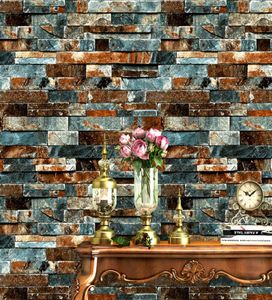 Cultura 3D Cultura Stone Wallpaper in mattoni Vintage Vintage Wallpaper Cafe Bar Restaurant Store di abbigliamento PVC Wallpaper5461883