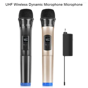 Mikrofone Handheld Dynamic Microfon Stage Mic Vocal Lautsprecher für Nachtclub Gold