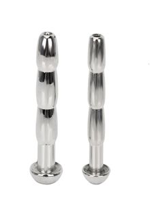 Novos dilatadores de plug plug plug masturbador estimulação ocular de aço inoxidável brinquedos sexuais para homens som uretral 8mm 10mm3754003