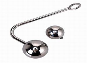 High Quality Stainless Steel Anal Plugs Hooks 2 Size Double ball can be replaced Fetish Sex Bondage GAY SM Game Butt Plug7093032