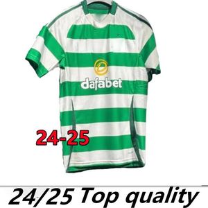 24/25 CASI CELTS 2025 2024 Maglie da calcio KyoGo Edouard Turnbull Ajeti Christie Jota Griffiths Forrest Men Kid Kit Uniforms Shirt da calcio