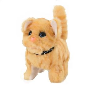 Crianças somam gato interativo gato eletrônico baby puzzl luxuh filhote de estimação de pet -tend robô brinquedos de cachorro para crianças meninos meninas presentes de aniversário 240420