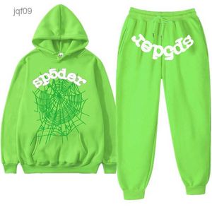 Mens Hoodies Sweatshirts Tracksuit Sweat Suit Spider 555 Young Thugg Set Stars Same 55555 Pants Hoodie Bibber and Bodysuit Casual Leisure Cotton Fashion S-2xl PZRV
