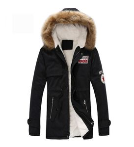 Parka män rockar vinterjacka män smala förtjockar päls huva utkläder varm kappa topp varumärke kläder casual mens coat veste homme tops7744486