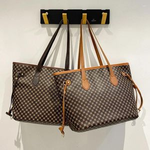 Bolsas de ombro, elegantes femininas e elegantes compras de grande capacidade, bolsa da moda versátil para mulheres