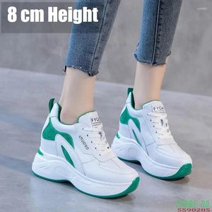 Casual Shoes 2024 Designer Hidden Wedges for Women White Sneakers Vulcanized Women's Platform Hiss