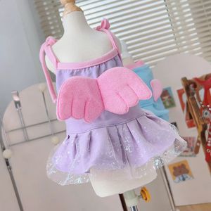 Pug Clothing Cute Girl Dog Clothes French Bulldog Costume Poodle Bichon Frise Schnauzer Welsh Corgi Pet Apparel Dresses 240429