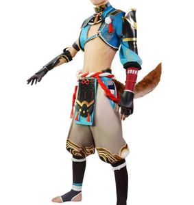 Gorou Cosplay Game Genshin Impact Costumes Men Men Tops Armour Banns Юбки для взрослых аниме -аксессуаров устанавливают хэллоуин хвостовую одежду Rock Y09203663