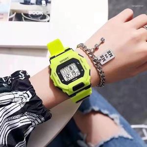 WRISTWATCHES ELOJES Digitas Impermeables para hombre y mujer pulsera deportiva verde reloj de mano nuevo 2024