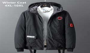 Winter Jacket Men Hooded Thicken Warm Camouflage Parka Male Plus Size Black Hoodie 6XL 7XL 8XL 9XL 10XL Large Mens Coat Clothes 204847822
