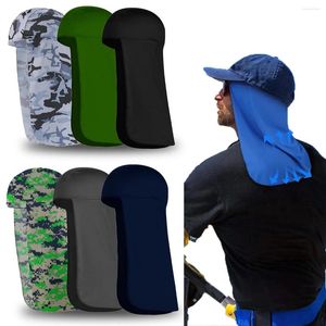 Berets Cooling Cap Elastic Sun Shade Hat Neck Shield Wide Brim Hard UV Protection Protector To Cover For Fishing Riding